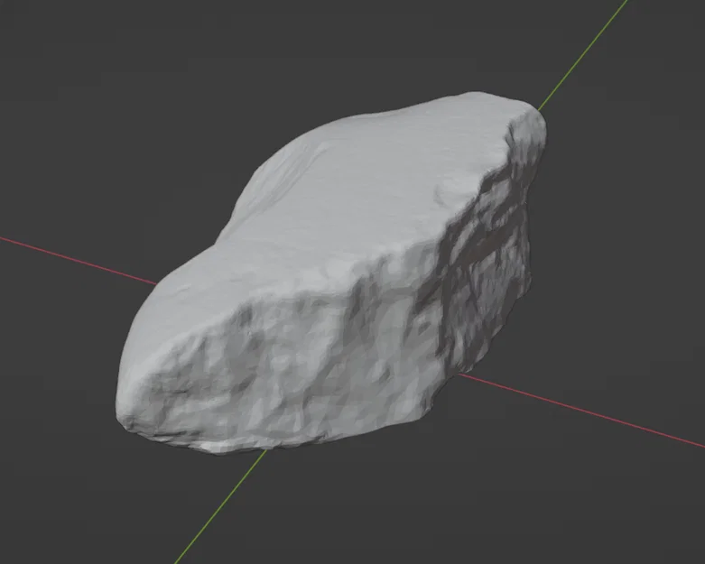 Stone nr.1 - Hòn đá photogrammetry 3D cho terrain tabletop - Image 3