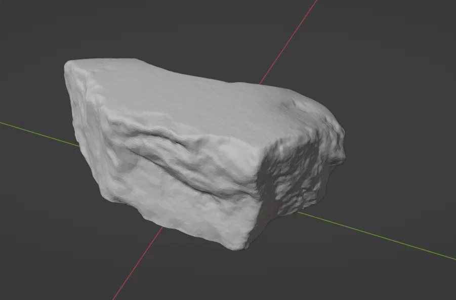 Stone nr.1 - Hòn đá photogrammetry 3D cho terrain tabletop - Image 4
