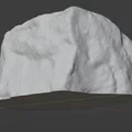 Stone nr.1 - Hòn đá photogrammetry 3D cho terrain tabletop - Thumbnail 6