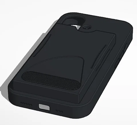Ốp lưng iPhone 16 tích hợp ngăn đựng thẻ tiện lợi cho 3D printing - Image 1