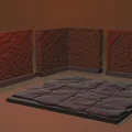 Bộ mô hình tường thành đá giả tưởng cho sa bàn DnD in 3D - Thumbnail 1