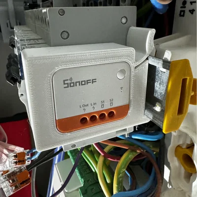 Giá đỡ gắn thanh ray DIN cho bộ điều khiển Sonoff ZBMINI L2