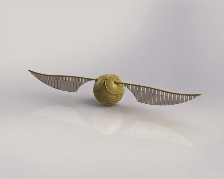 Mô hình 3D Golden Snitch Harry Potter cực chất - Image 1