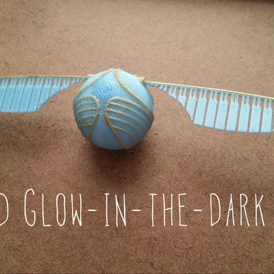 Mô hình 3D Golden Snitch Harry Potter cực chất