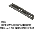 Patchpanel Keystone 10-inch 10 cổng (x10 ports) - Thumbnail 1