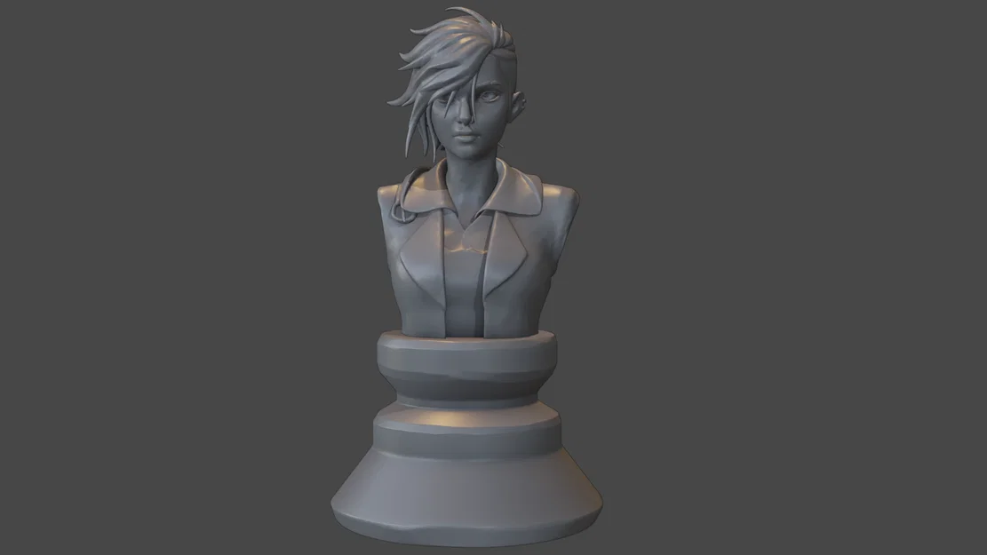 Mô hình tượng bán thân Vi Arcane cực đẹp cho in 3D - Image 2