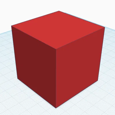 Mô hình khối lập phương 50x50mm đơn giản để kiểm tra máy in 3D