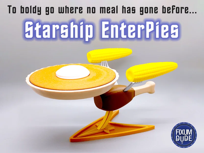Starship EnterPies – Tàu Enterprise phiên bản bữa ăn ngày lễ - Image 2