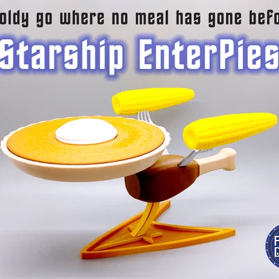 Starship EnterPies – Tàu Enterprise phiên bản bữa ăn ngày lễ