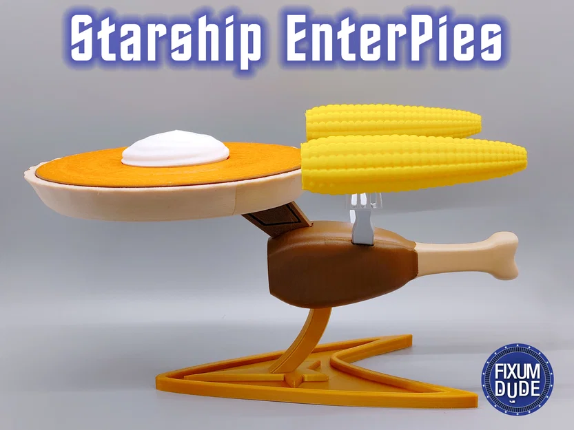 Starship EnterPies – Tàu Enterprise phiên bản bữa ăn ngày lễ - Image 3