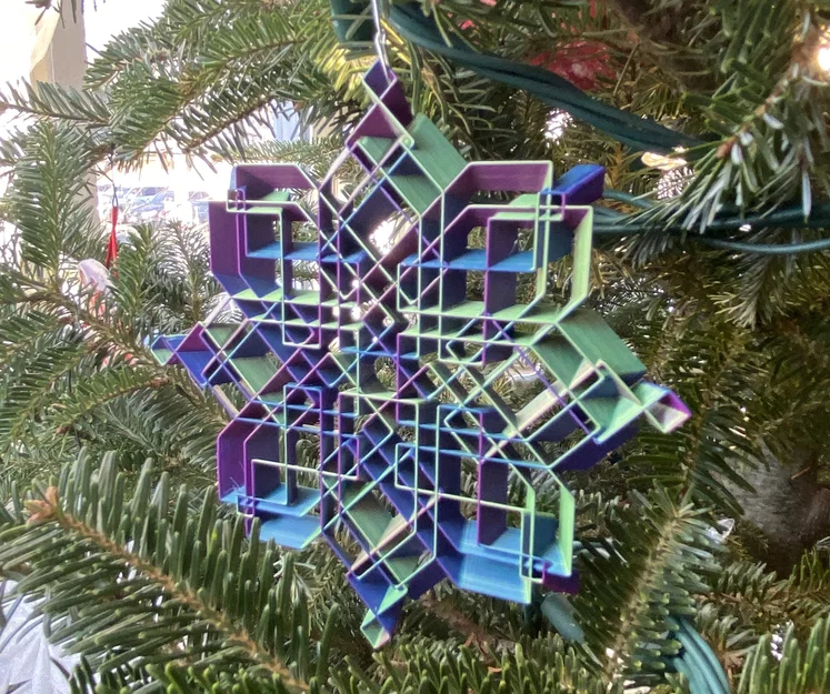 GCode Star Ornament – Ngôi sao trang trí từ G-code - Image 1