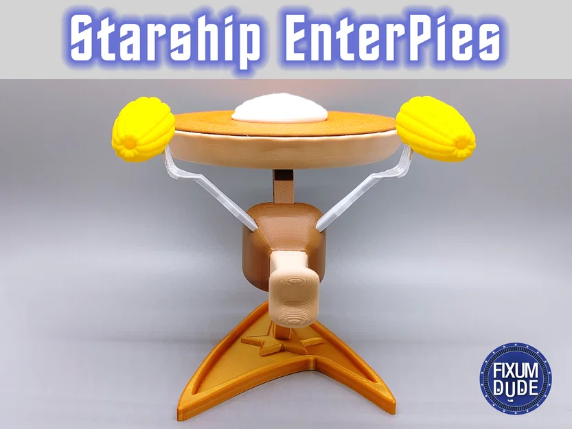 Starship EnterPies – Tàu Enterprise phiên bản bữa ăn ngày lễ - Image 4