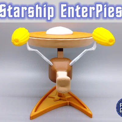 Starship EnterPies – Tàu Enterprise phiên bản bữa ăn ngày lễ