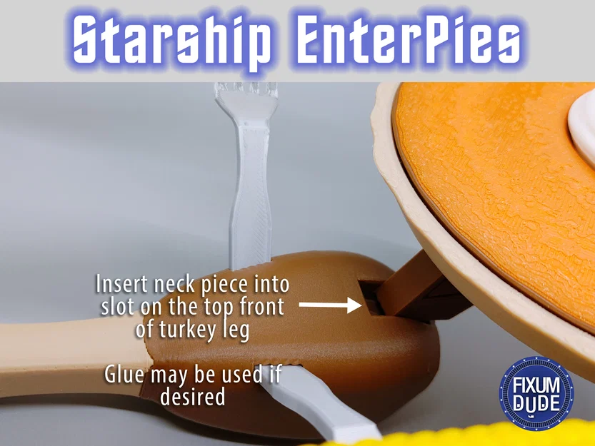 Starship EnterPies – Tàu Enterprise phiên bản bữa ăn ngày lễ - Image 11