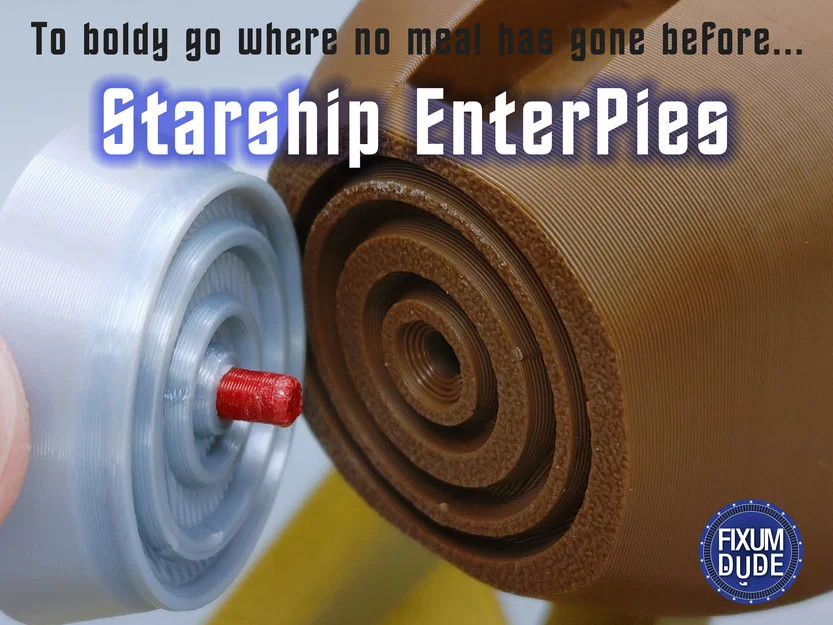 Starship EnterPies – Tàu Enterprise phiên bản bữa ăn ngày lễ - Image 12
