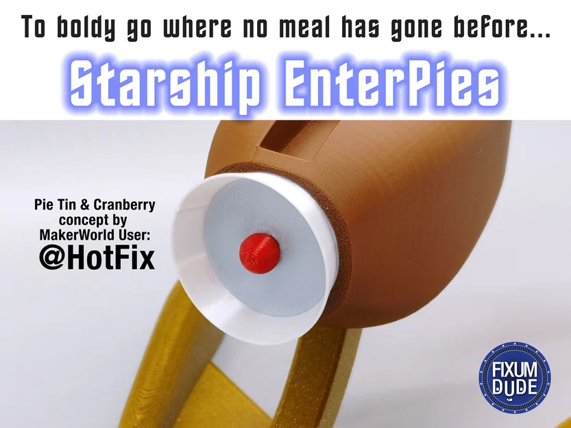 Starship EnterPies – Tàu Enterprise phiên bản bữa ăn ngày lễ - Image 13