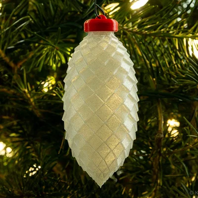 Mô hình quả thông trang trí cây thông Noel in 3D cực đẹp