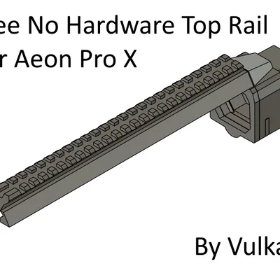 Top Rail Aeon Pro X cho Pump Kit có N-strike Stock Point - Không Hardware