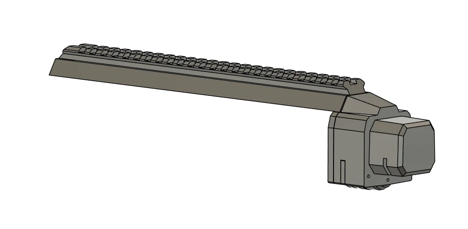 Top Rail Aeon Pro X cho Pump Kit có N-strike Stock Point - Không Hardware - Image 3