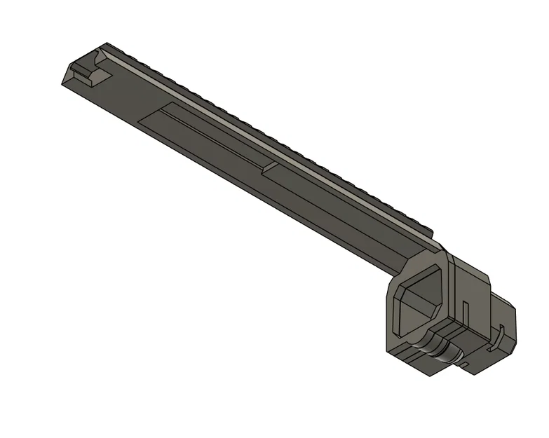 Top Rail Aeon Pro X cho Pump Kit có N-strike Stock Point - Không Hardware - Image 4