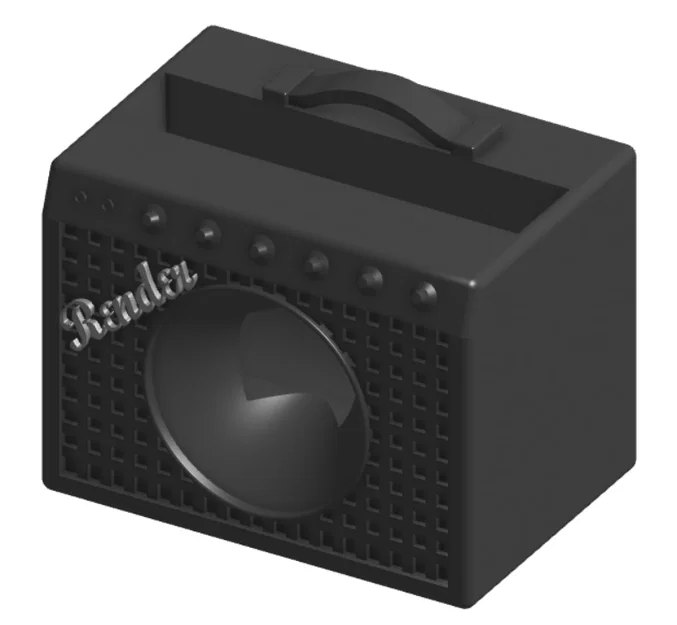 Guitar Amp Phone Stand – Đế điện thoại kiểu ampli guitar - Image 1