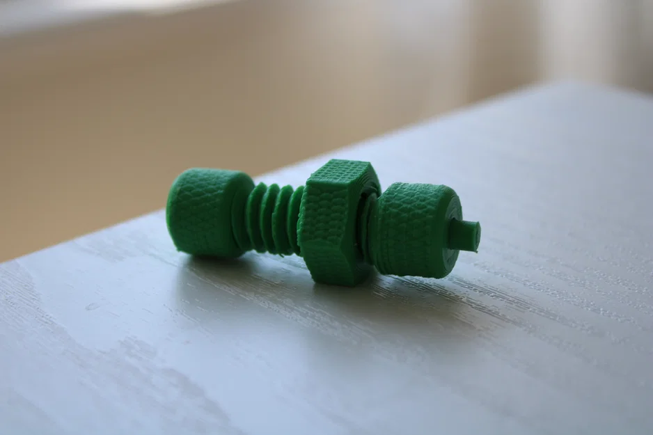 Fidgeter’s Nuts & Bolts (print in place!) – Đồ chơi vặn ốc in liền khối - Image 1