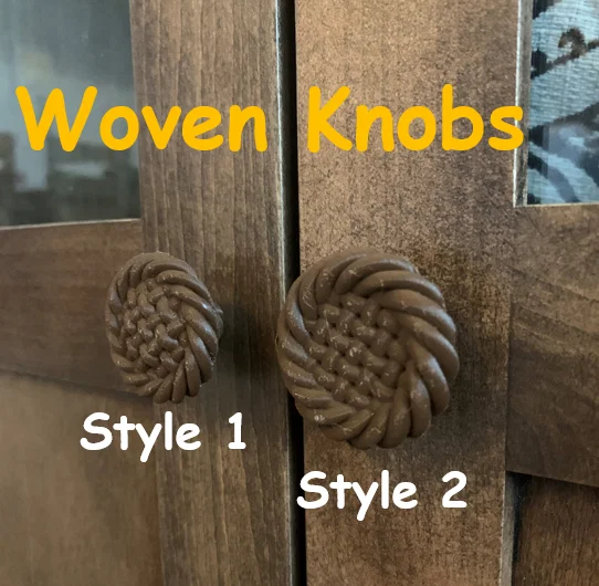 Núm Tủ Họa Tiết Đan (Woven Dresser Knobs) - Image 1