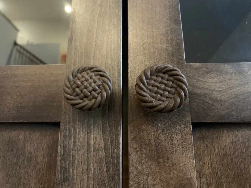 Núm Tủ Họa Tiết Đan (Woven Dresser Knobs) - Image 2