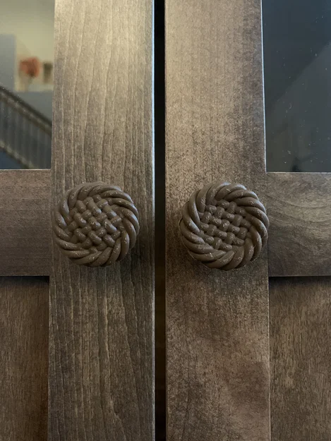 Núm Tủ Họa Tiết Đan (Woven Dresser Knobs) - Image 3