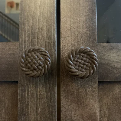 Núm Tủ Họa Tiết Đan (Woven Dresser Knobs)