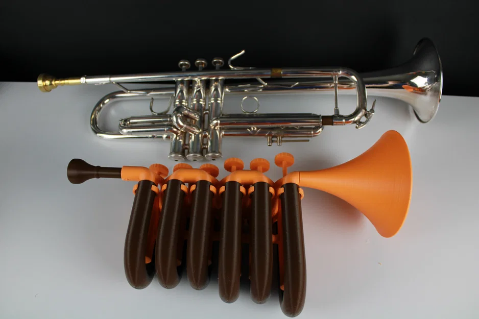 Kèn Trumpet Quá-Phức-Tạp (in 3D 100%) - dự án - Image 2