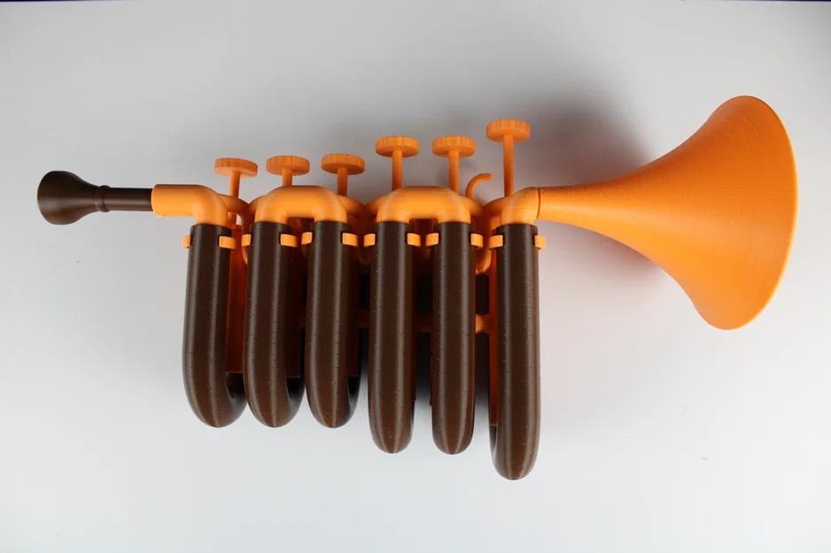 Kèn Trumpet Quá-Phức-Tạp (in 3D 100%) - dự án - Image 4