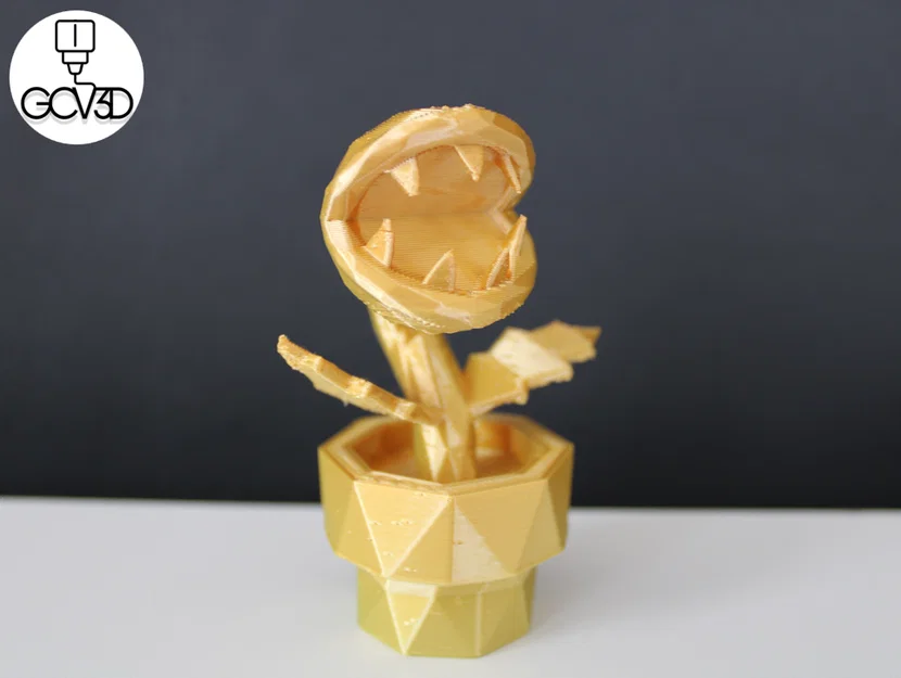 Cây Ăn Thịt Low Poly (Low Poly Piranha Plant) - Image 1