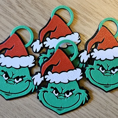 Mô hình trang trí cây thông Noel hình nhân vật Grinch cực dễ thương