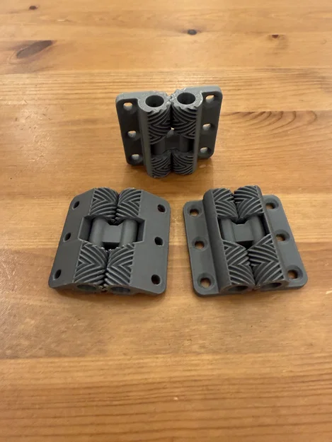 Bộ Mini Hinge Gear Print-In-Place (Lỗ Countersunk cho Vít) - Image 1