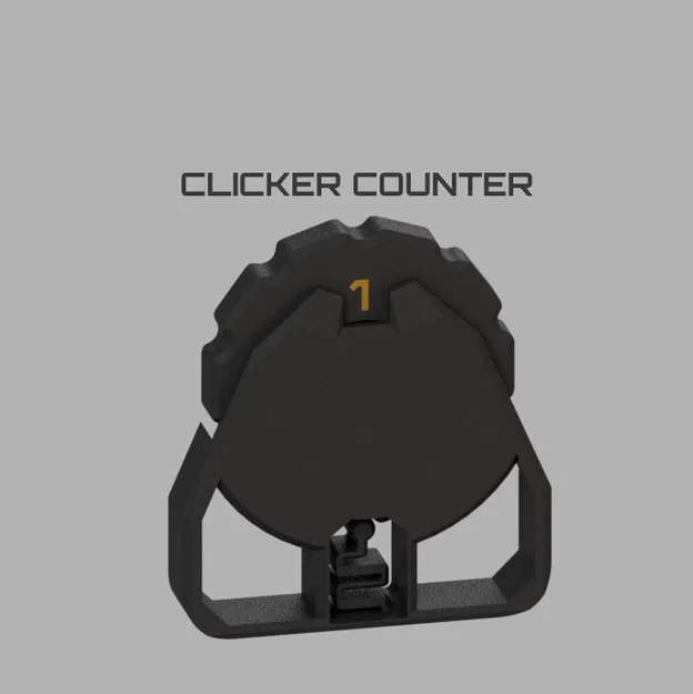 Dụng cụ đếm số cầm tay (Clicker Counter V2) in 3D thông minh - Image 1