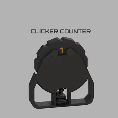 Dụng cụ đếm số cầm tay (Clicker Counter V2) in 3D thông minh
