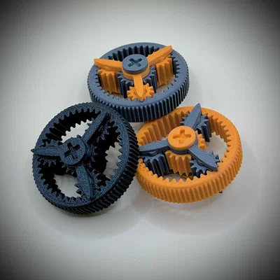 Fidget Spinner Bánh Răng Hành Tinh Răng Thẳng (Straight Cut Planetary Gear)