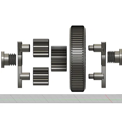 Fidget Spinner Bánh Răng Hành Tinh Răng Thẳng (Straight Cut Planetary Gear)