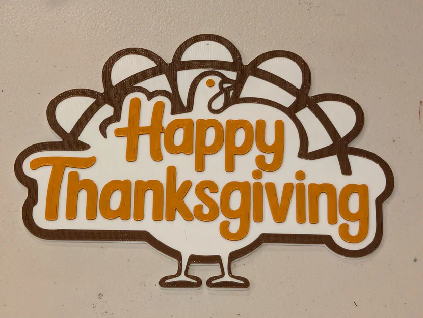 Bảng hiệu gà tây “Happy Thanksgiving” - Image 3