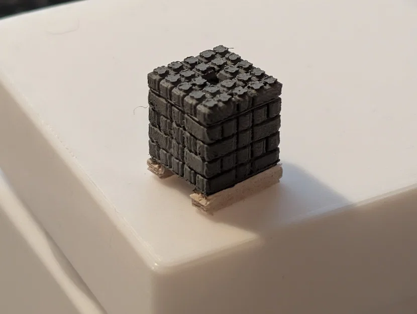 Gạch bê tông tỉ lệ 1:87 (H0 Scale) – 1:87 Cinderblocks H0 Scale - Image 1