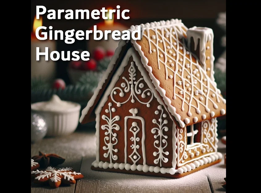 Ngôi Nhà Bánh Gừng Tham Số (Parametric Gingerbread House) - Image 1