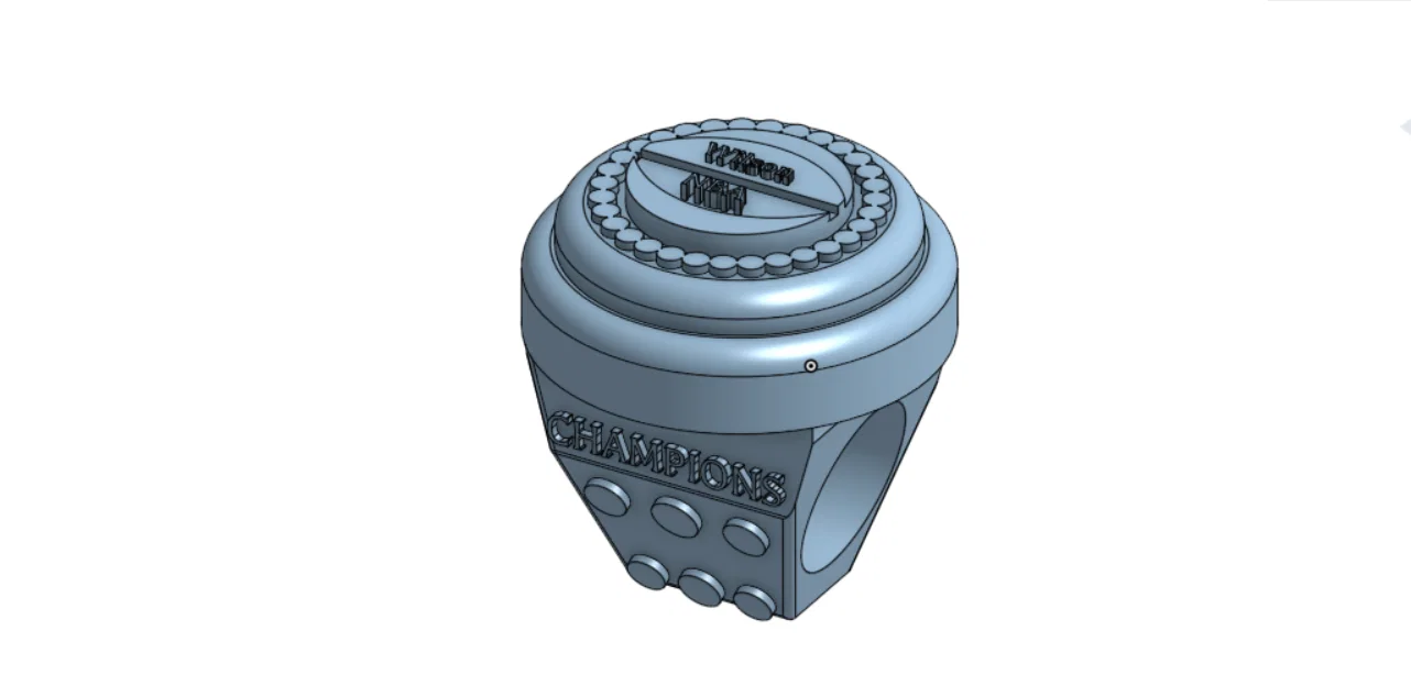 Mô hình Nhẫn Vô địch NBA (NBA Championship Ring) in 3D đẹp mắt - Image 1