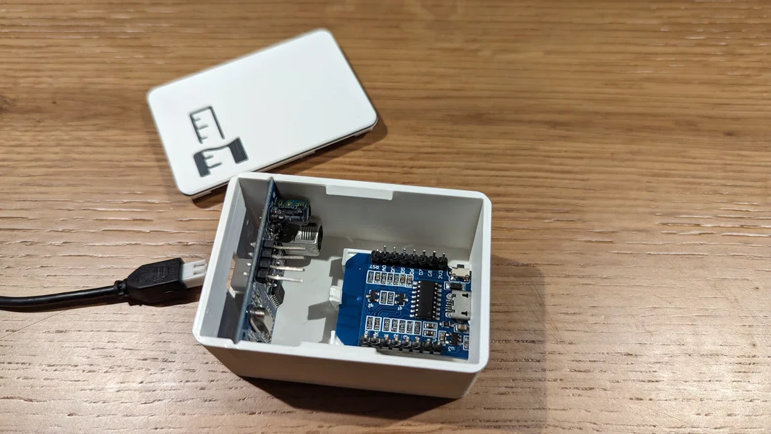 Vỏ và bracket cho D1 mini và cảm biến siêu âm JSN-SR04T - Image 2