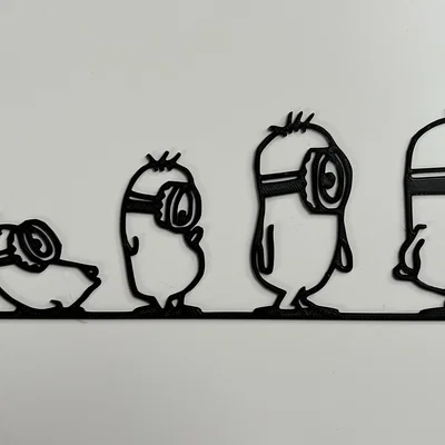 Tranh treo tường Minions Evolution (Stuart)
