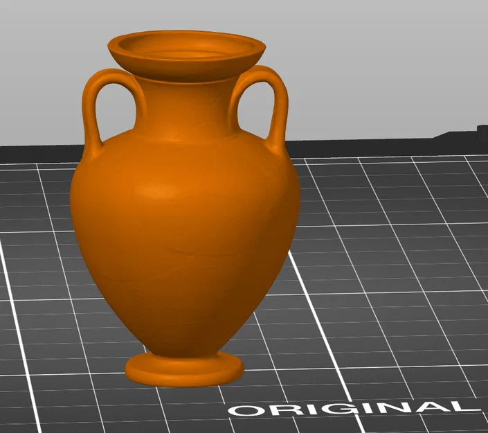 Mô hình bình gốm Amphora Hy Lạp cổ điển in 3D độc đáo - Image 1