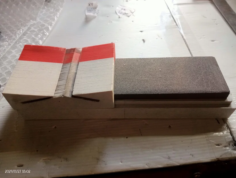 Bộ giá đỡ và thanh trượt mài dao cố định góc 15 và 22 độ - Image 1