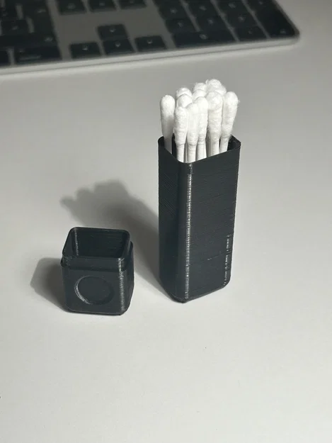 Hộp đựng tăm bông du lịch (QTip Travel Case) - Thiết kế 3D gọn nhẹ - Image 2