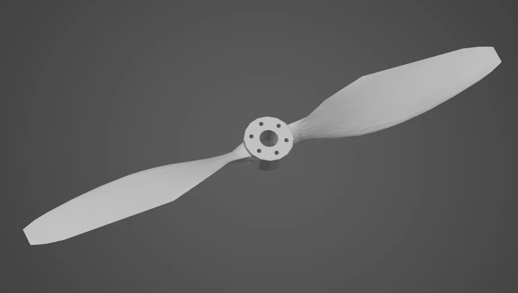 Mô hình cánh quạt máy bay 3D - Thiết kế tối ưu cho mô hình nhỏ - Image 1