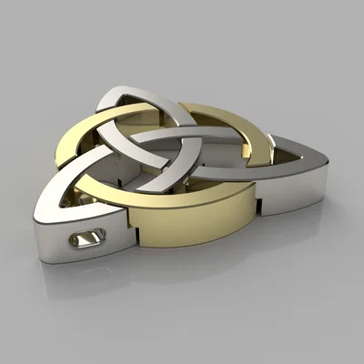 Celtic pendentif – Mặt dây chuyền Celtic hai tông màu